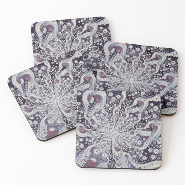 Item preview, 'Neutrino' Abstract Lilac Intricate Spirals Fractal Artwork designed and sold by Holmes-Ja.