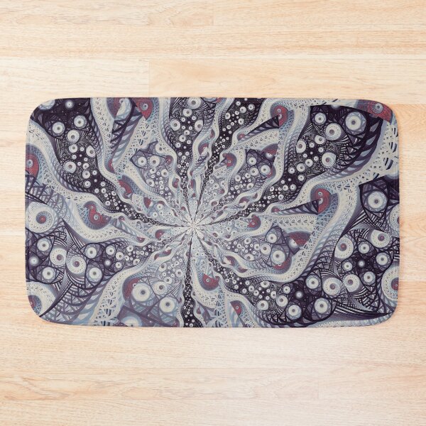 Item preview, 'Neutrino' Abstract Lilac Intricate Spirals Fractal Artwork designed and sold by Holmes-Ja.