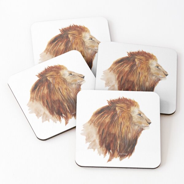 Item preview, Watercolor Lion Side Face designed and sold by SoupSouka.