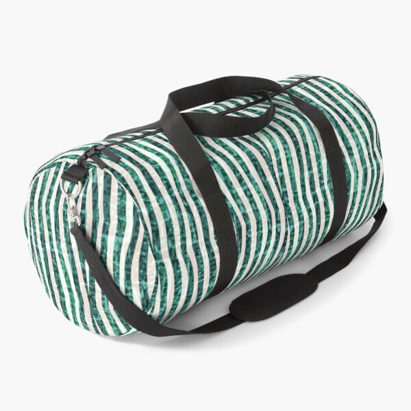 Item preview, Emerald Green Textural Wavy Pinstriped Pattern designed and sold by TextileInstinct.