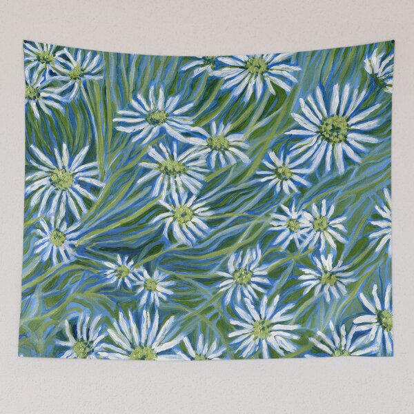 Item preview, Daisies flower art painting designed and sold by Marion Yeo.