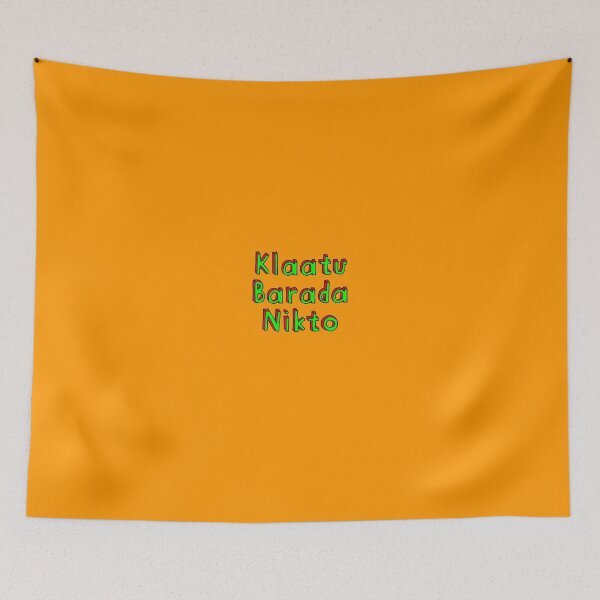 Item preview, Klaatu Barada Nikto designed and sold by suranyami.
