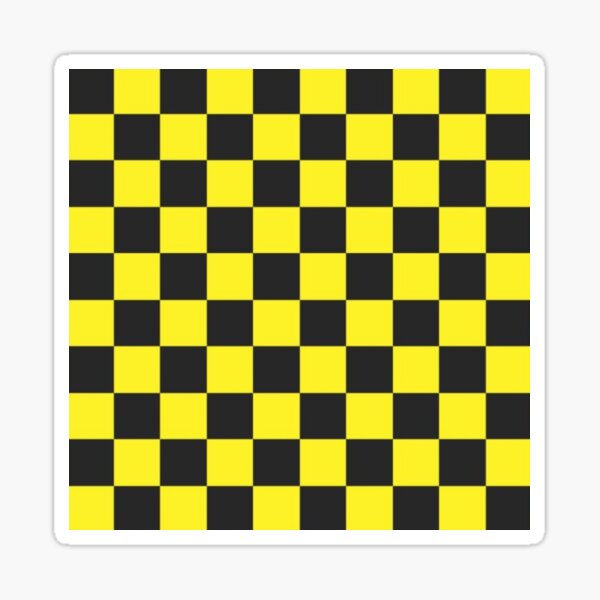 yellow-and-black-checkered-color-block-sticker-for-sale-by-jgventures