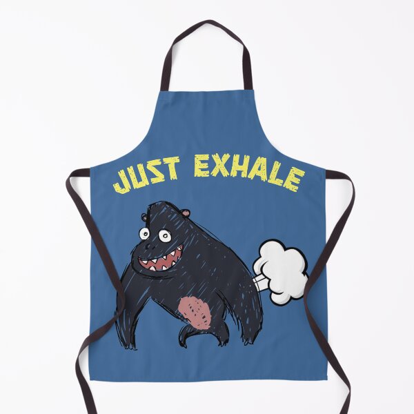 Item preview, Just exhale - funny fart monster designed and sold by SidTastic .