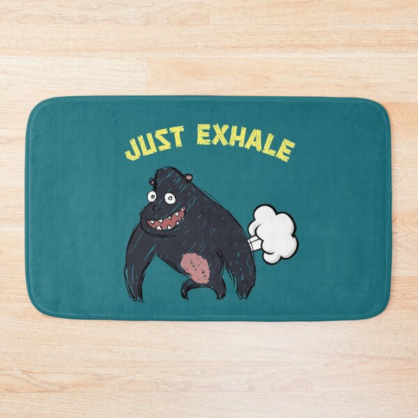 Item preview, Just exhale - funny fart monster designed and sold by SidTastic .