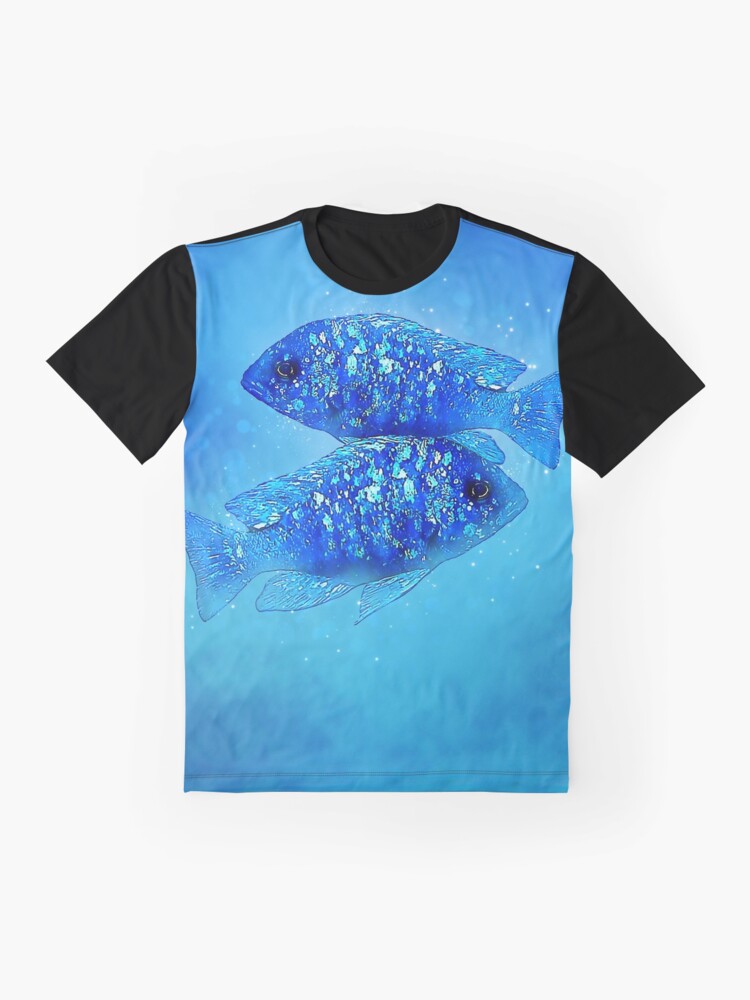 "Mirrorball Cichlid" Tshirt for Sale by GFishy Redbubble