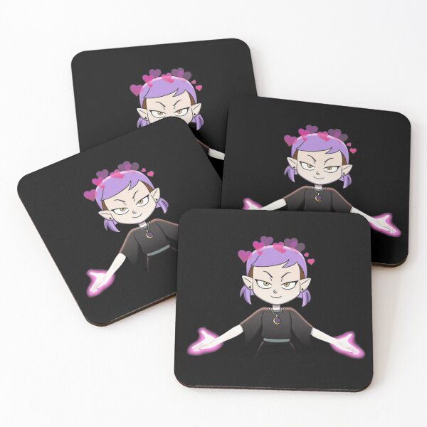 Item preview, amity blight updated purple hair season two intro with heart crown designed and sold by Diygurugirl.