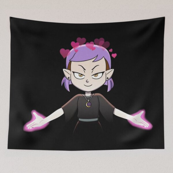 Item preview, amity blight updated purple hair season two intro with heart crown designed and sold by Diygurugirl.