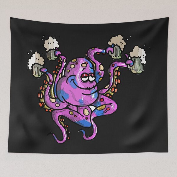 Item preview, Drunken Octopus  designed and sold by thersant.