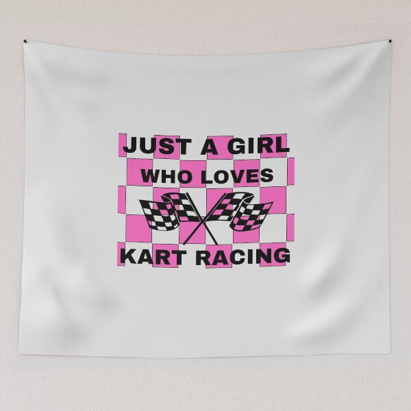 Item preview, Just A Girl Who Loves Kart Racing designed and sold by Hoffman-Design.