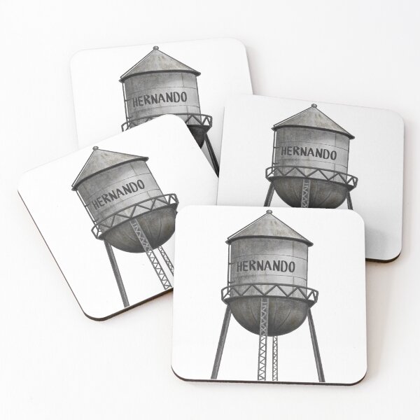 Item preview, Hernando Water Tower designed and sold by zoejiajia.