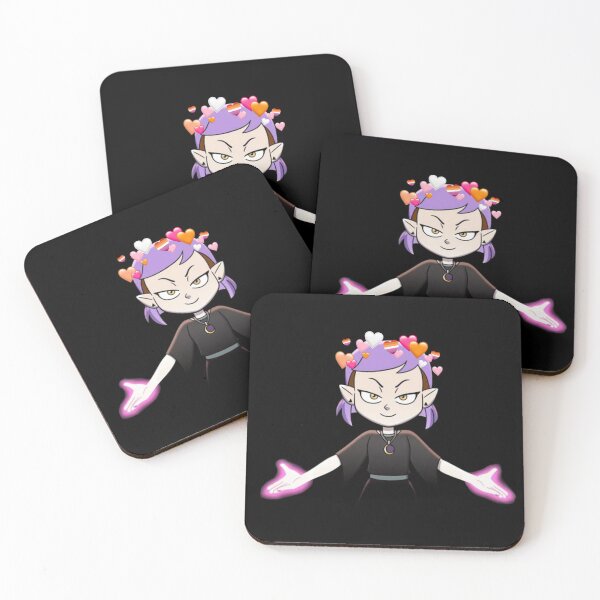 Item preview, amity blight updated purple hair season two intro with lesbian heart crown designed and sold by Diygurugirl.