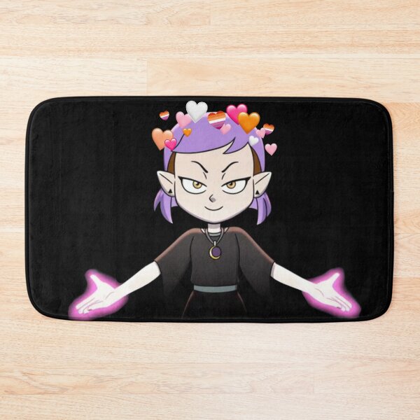 Item preview, amity blight updated purple hair season two intro with lesbian heart crown designed and sold by Diygurugirl.