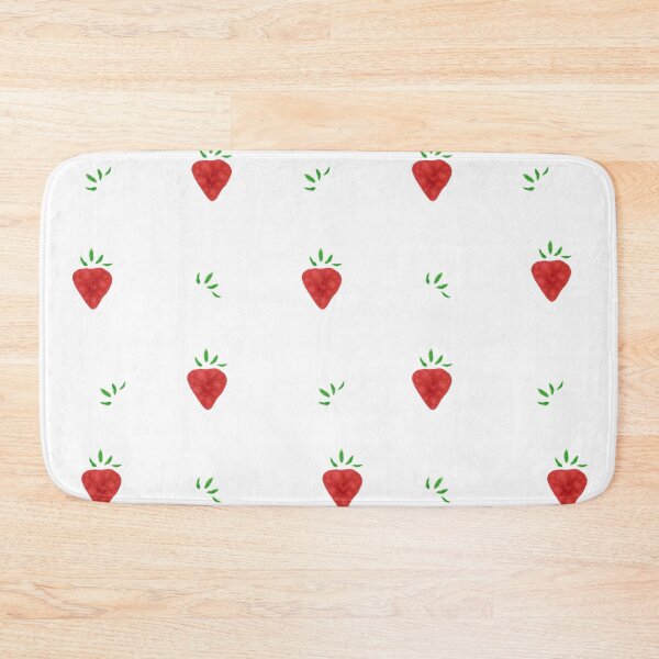 Item preview, Cute Strawberry Hand Drawn Pattern in Gouache  designed and sold by NAYANA S KUMAR.