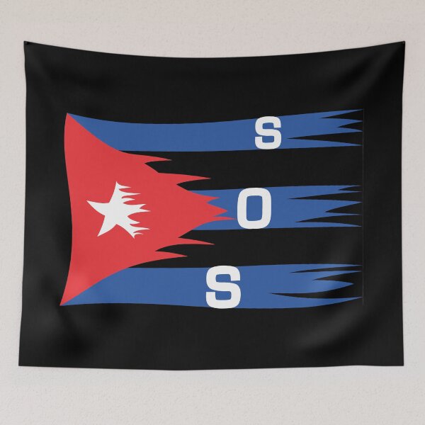 Item preview, SOS CUBA #SOSCUBA CUBA LIBRE designed and sold by BonsaiCrafts.