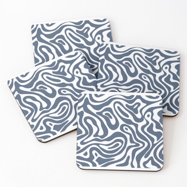 Item preview, Groovy Waves Absract Aesthetic Pattern  designed and sold by magicbluecookie.