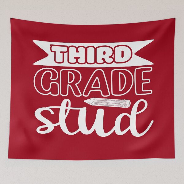 Item preview, third grade stud funny typography design for teachers and students. designed and sold by Decconer.