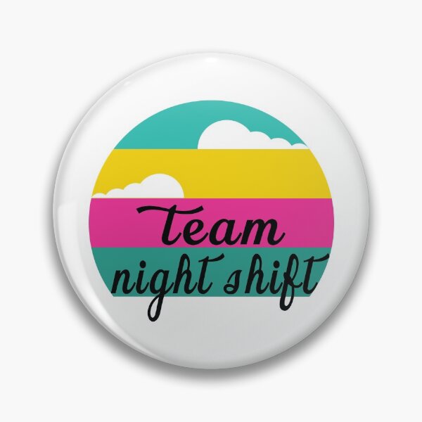 Item preview, Team Night Shift l Funny Work Sayings l  gift for nurses doctors or factory employees. designed and sold by kpluslk.