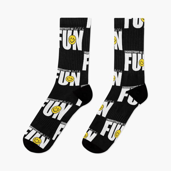 Item preview, Underestimate Me That Will Be Fun, With Smiley designed and sold by Avishy.