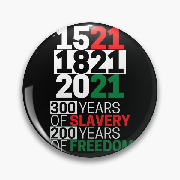Item preview, 2021 - 300 Years of Salvery, 200 Years of Freedom designed and sold by MexaPrint.