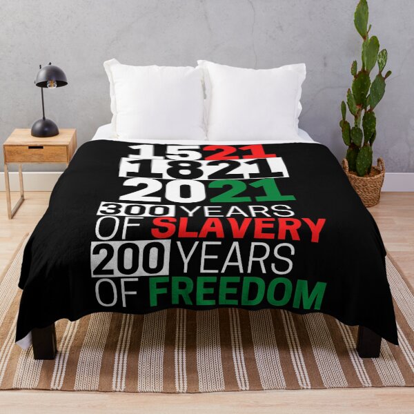 Item preview, 2021 - 300 Years of Salvery, 200 Years of Freedom designed and sold by MexaPrint.