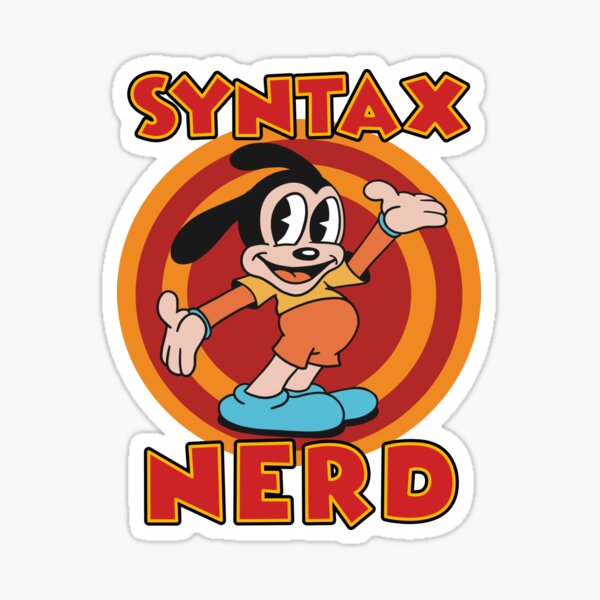Item preview, Syntax Nerd - Cute Linguist Slp Speech Pathology designed and sold by isstgeschichte.