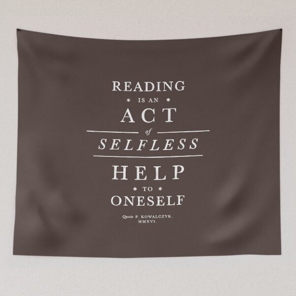 Item preview, Reading Is an Act of Selfless Help designed and sold by Geek Updated.