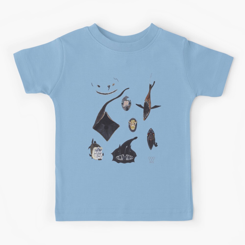 Deep Sea Fish, Some Seen from the Bathysphere Kids T-Shirt for Sale by  WCS-Archives