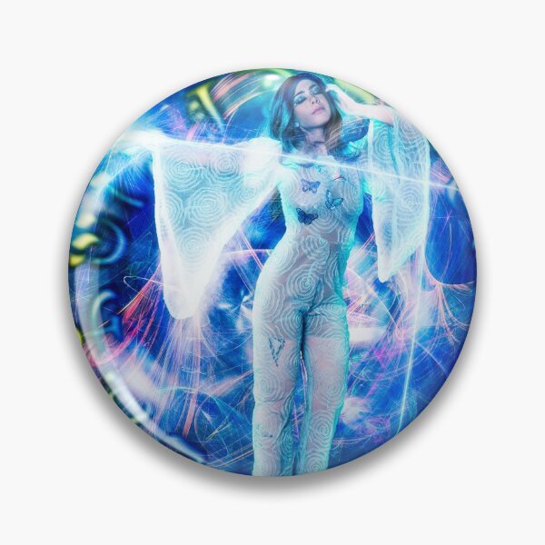 Female wizard casting a spell Pin