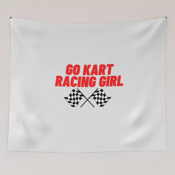 Item preview, Go kart racing girl designed and sold by Hoffman-Design.