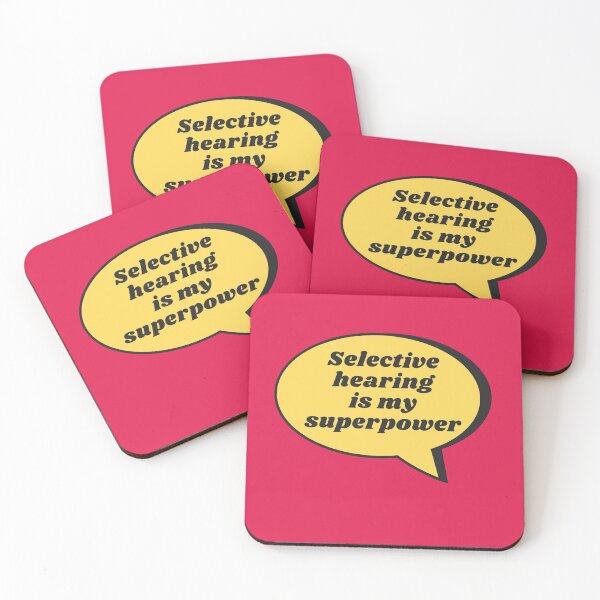 Item preview, selective hearing is my dad superpower shirt designed and sold by JimMacShirts.