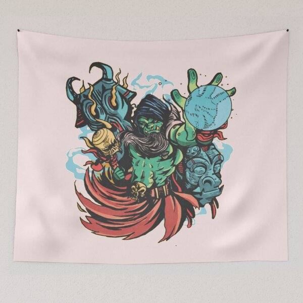 Item preview, Lion devil wizard green designed and sold by Sovik Goswami.