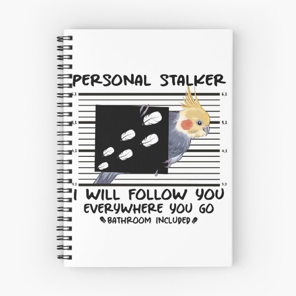 Item preview, Personal Stalker Birb - Funny Prisoner Parrot T-Shirt designed and sold by Birb-Merch.