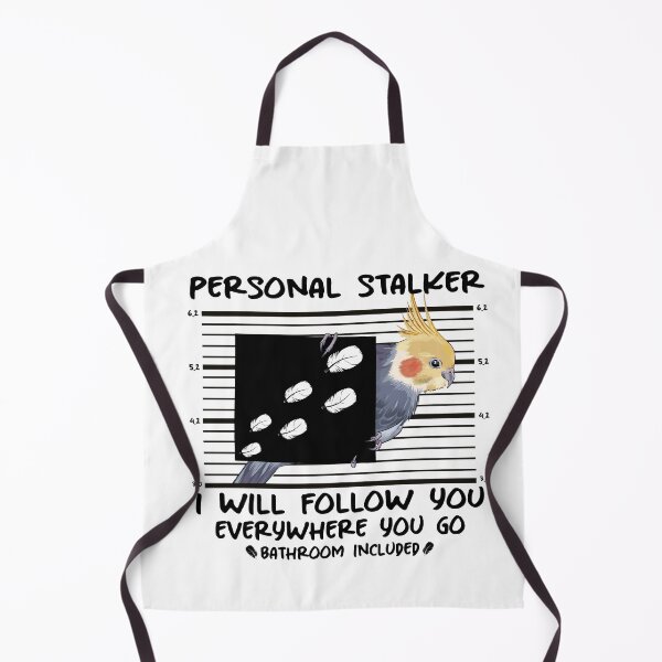 Item preview, Personal Stalker Birb - Funny Prisoner Parrot T-Shirt designed and sold by Birb-Merch.