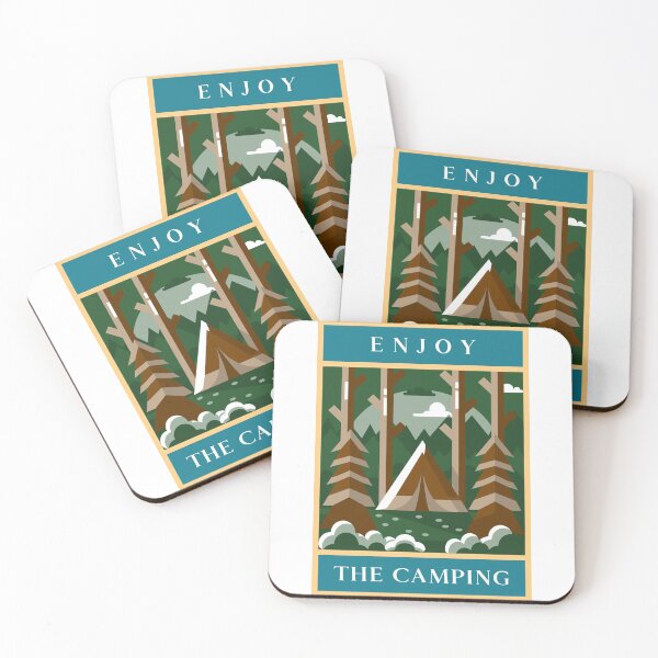 Item preview, ENJOY THE CAMPING designed and sold by WILDROAM.