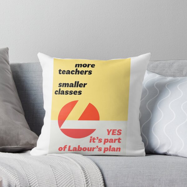 Item preview, LABOUR VINTAGE POSTER REDESIGN - More Teachers designed and sold by the1900creative.
