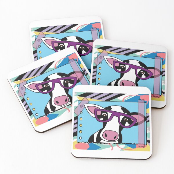 Item preview, Funny Cow With Sunglasses Muh designed and sold by flofin.
