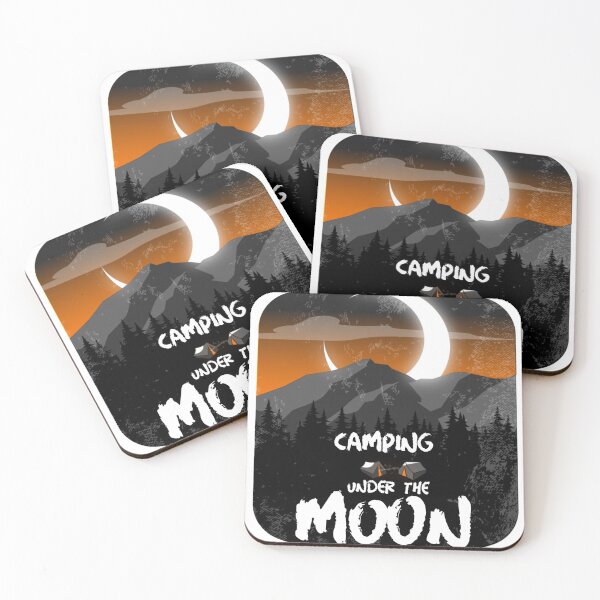 Item preview, Camping Under The Moon designed and sold by Danielle Shafiki.