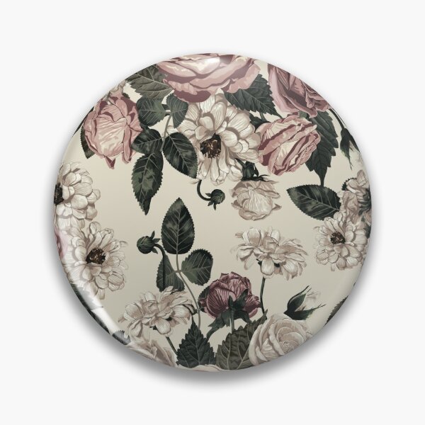 Item preview, Vintage Delicate Roses with Cream Background designed and sold by nouveaudecor.