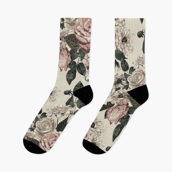 Item preview, Vintage Delicate Roses with Cream Background designed and sold by nouveaudecor.