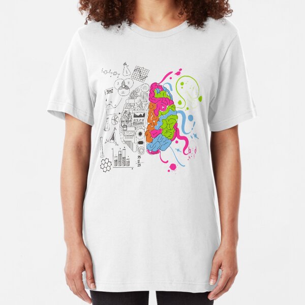 Analytical and Creative Brain Slim Fit T-Shirt