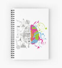 Cuaderno de espiral Analytical and Creative Brain