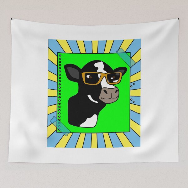 Item preview, Funny Cow With Sunglasses Muh designed and sold by flofin.