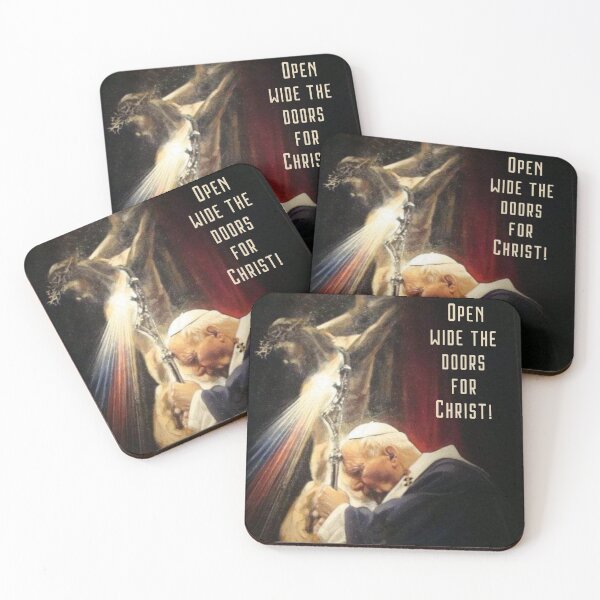 Item preview,  Open wide the doors for Christ, Jp2 John Paul 2, Divine Mercy designed and sold by AMDG Line.