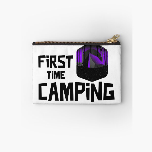 Item preview, First Time Camping designed and sold by Danielle Shafiki.