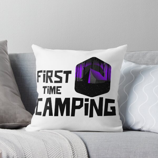 Item preview, First Time Camping designed and sold by Danielle Shafiki.