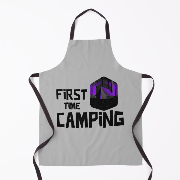 Item preview, First Time Camping designed and sold by Danielle Shafiki.