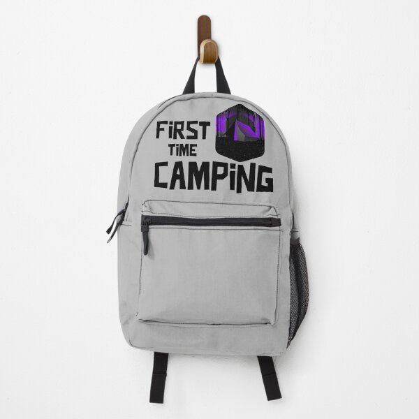 Item preview, First Time Camping designed and sold by Danielle Shafiki.