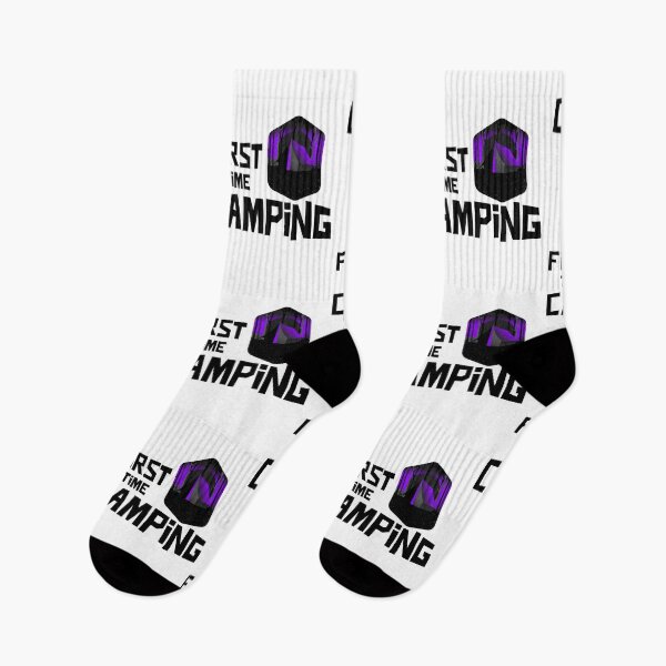 Item preview, First Time Camping designed and sold by Danielle Shafiki.