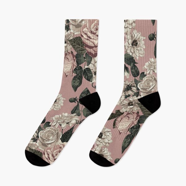 Item preview, Vintage Delicate Roses with Antique Pink designed and sold by nouveaudecor.